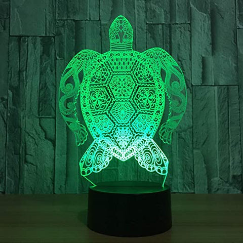 Lampe LED 3D Tortue new