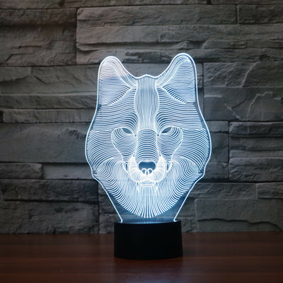 Lampe LED 3D Loup