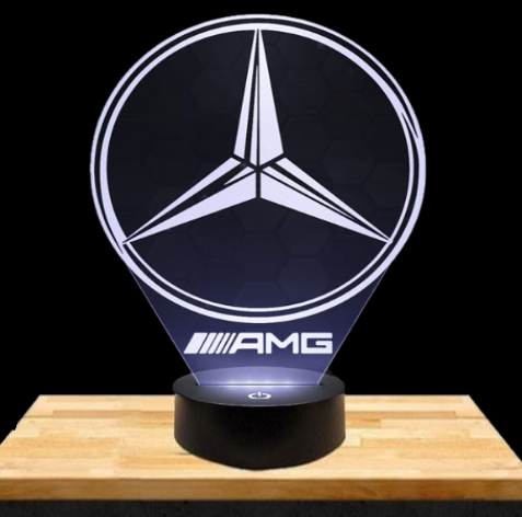 Lampe LED 3D Mercedes AMG