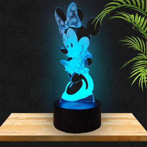 Lampe LED 3D Minnie