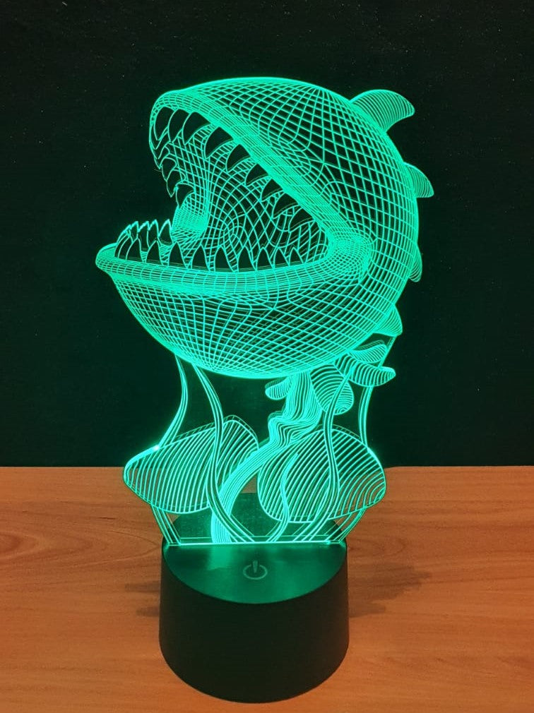 Lampe LED 3D Plante Carnivore  Mario – Le Génie de la Lampe 3D
