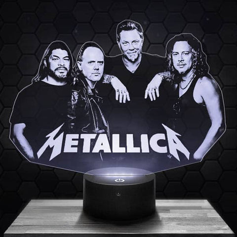 Lampe LED 3D Metallica