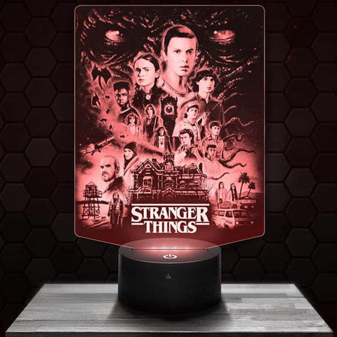 Stranger Things Led Lampe LED 3D Stranger Things – Le Génie de la Lampe 3D