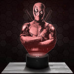 Lampe LED 3D Deadpool new