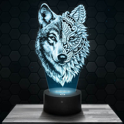Lampe LED 3D Loup New