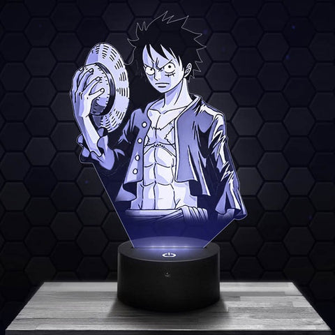 Lampe LED 3D Luffy | One Piece