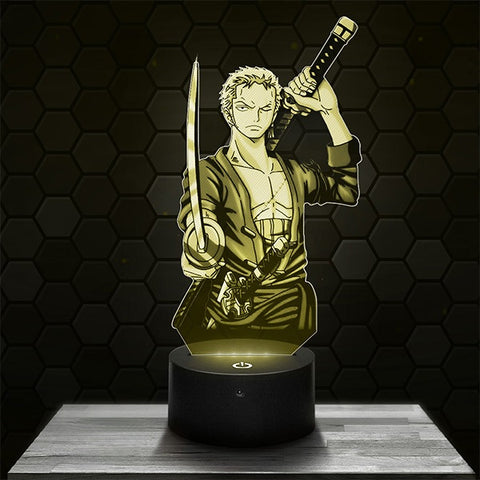 Lampe LED 3D Zoro New | One Piece
