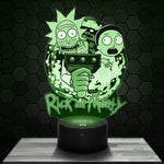 Lampe LED 3D Rick Et Morty