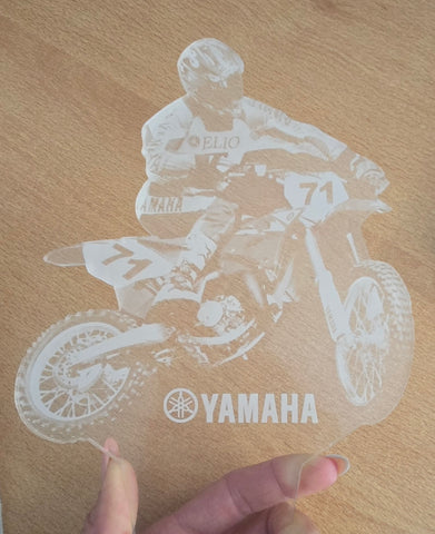 Lampe LED 3D MotoCross