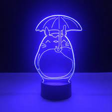 Lampe LED 3D Totoro 3d