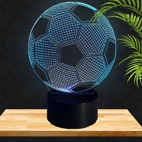 Lampe LED 3D Ballon de Foot