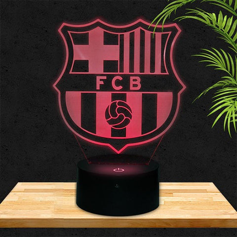 Lampe LED 3D FCB Barcelone