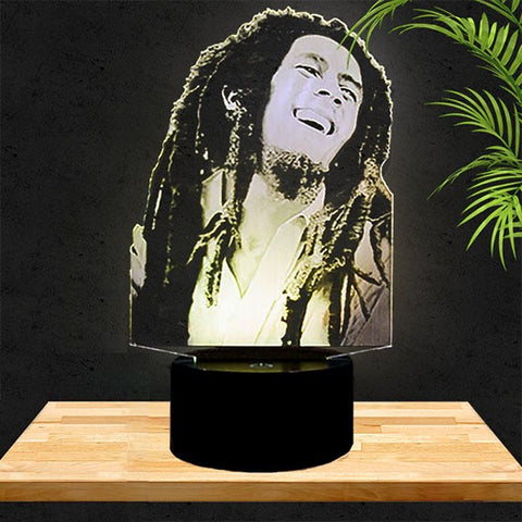 Lampe LED 3D Bob Marley