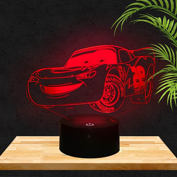 Lampe LED 3D Cars – Le Génie de la Lampe 3D