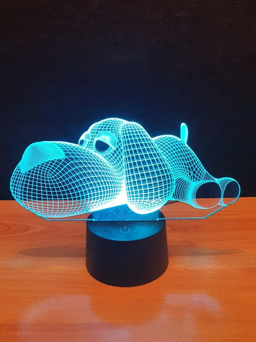 Lampe LED 3D Licorne Adulte – Le Génie de la Lampe 3D