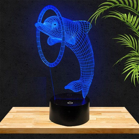 Lampe LED 3D Dauphin