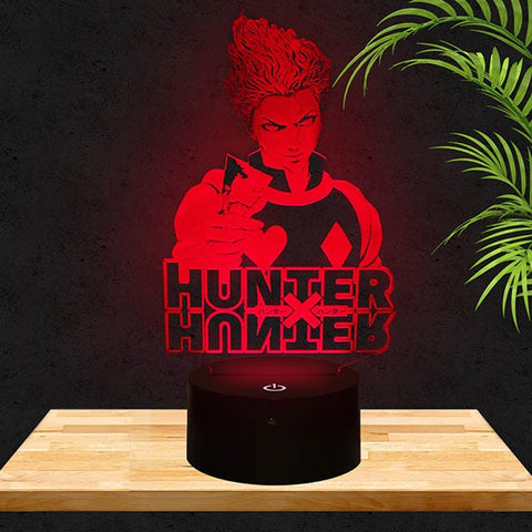 Lampe LED 3D Hisoka | Hunter x Hunter