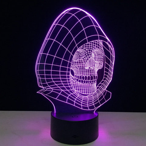 Lampe LED 3D La Mort