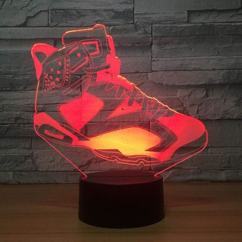 Lampe LED 3D chaussure Basket