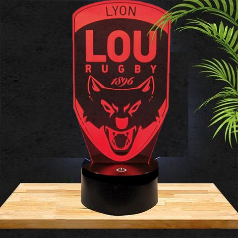 LAMPES LED 3D lou rugby