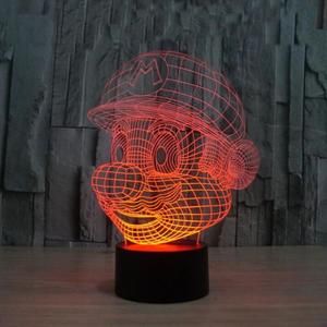 Lampe LED 3D Mario – Le Génie de la Lampe 3D