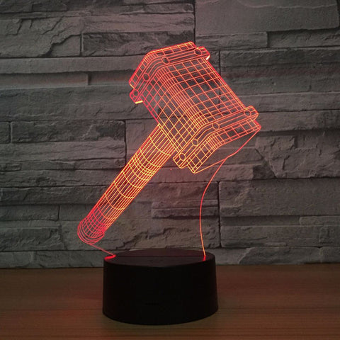 Lampe LED 3D MotoCross – Le Génie de la Lampe 3D