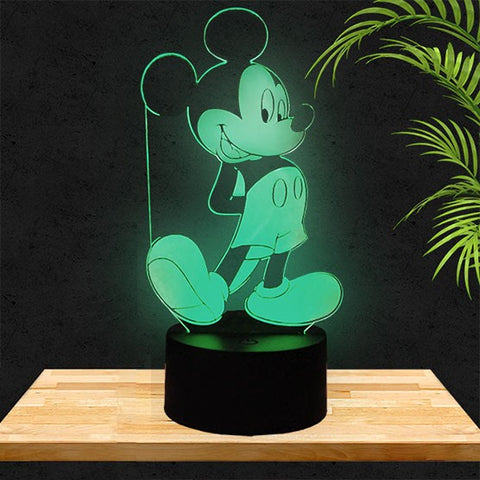 Lampe LED 3D Mickey