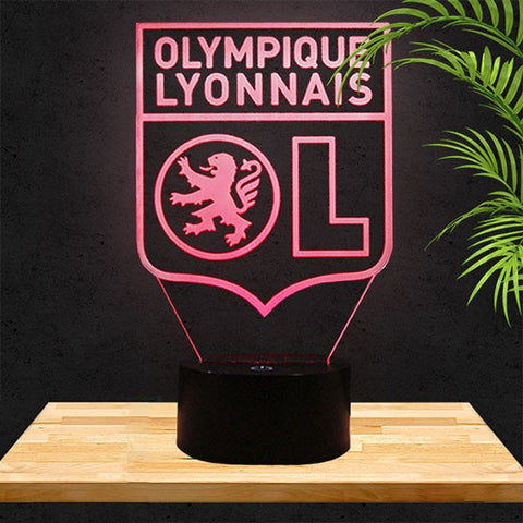 Lampe LED 3D OL | Olympique Lyonnais