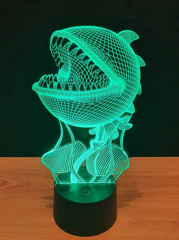 Lampe LED 3D Plante Carnivore | Mario
