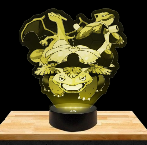 Lampe LED 3D  | Pokémon