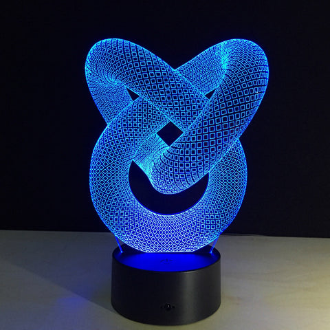 Lampe LED 3D Style Serpent Infini