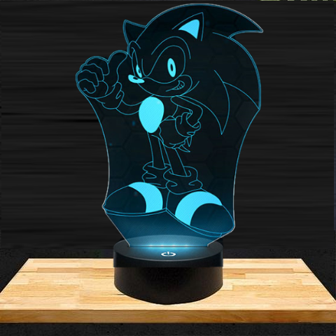 Lampe LED 3D Sonic
