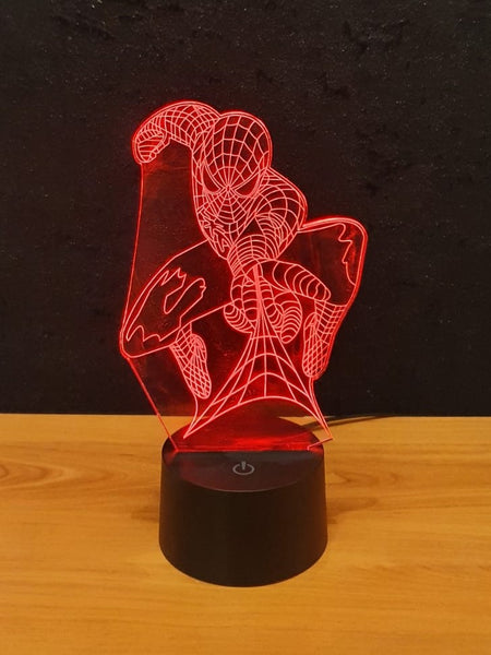 Lampe LED 3D Cœur – Le Génie de la Lampe 3D