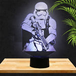 Lampe LED 3D Storm Trooper | Star Wars