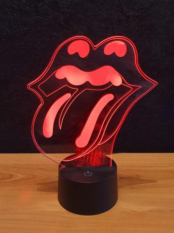 Lampe LED 3D The Rolling Stones