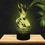 Lampe LED 3D Vegeta | DragonBallZ